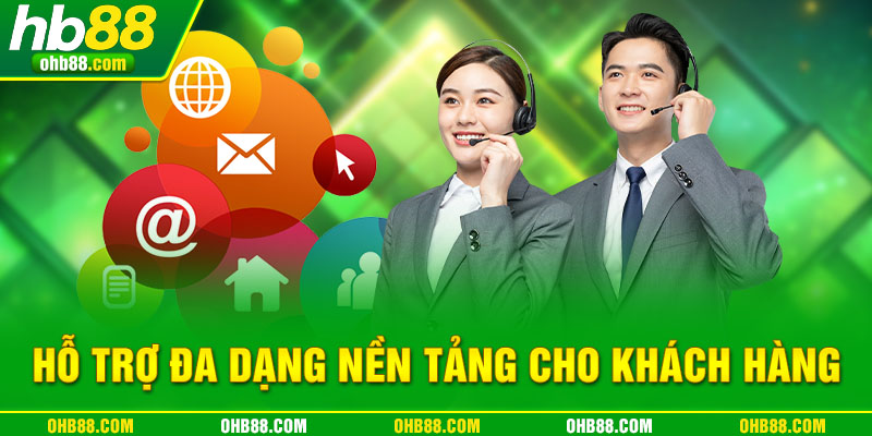 hỗ trợ đa dạng nền tảng cho khách hàng